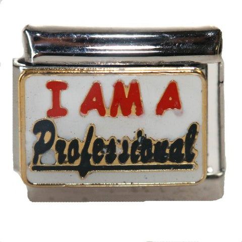 I Am a Professional Italian Bracelet Charm Link - Sexy Sparkles Fashion Jewelry - 1