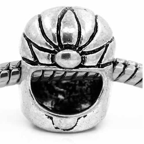 Motorcycle Helmet Charm European Bead Compatible for Most European Snake Chain Bracelet - Sexy Sparkles Fashion Jewelry - 4