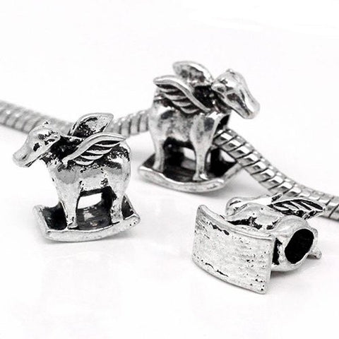 Pegasus Horse with Wings European Bead Compatible for Most European Snake Chain Bracelet - Sexy Sparkles Fashion Jewelry - 3