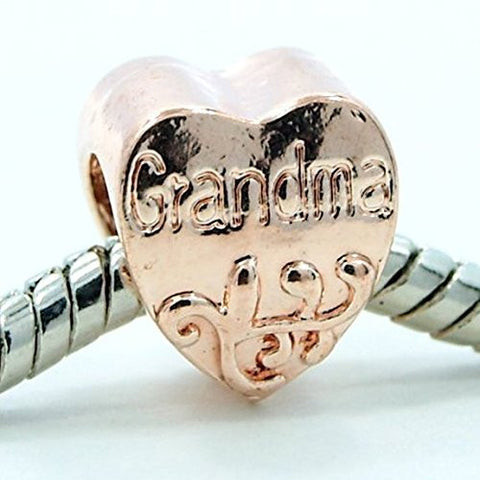 Grandma Charm European Bead Compatible for Most European Snake Chain Bracelet - Sexy Sparkles Fashion Jewelry - 2