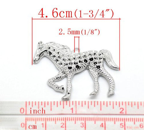 Horse Animal Charm Pendant for Necklace - Sexy Sparkles Fashion Jewelry - 3