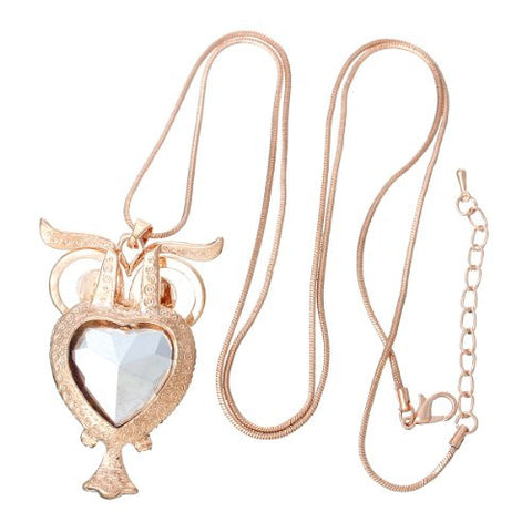 Owl Snake Chain Pendant and Necklace with Lobster Clasp Extender - Sexy Sparkles Fashion Jewelry - 2