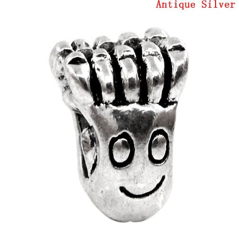 Happy Foot European Bead Compatible for Most European Snake Chain Bracelet - Sexy Sparkles Fashion Jewelry - 2