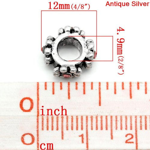 Crystal Rhinestone Charm Bead For Snake Chain Bracelets - Sexy Sparkles Fashion Jewelry - 2