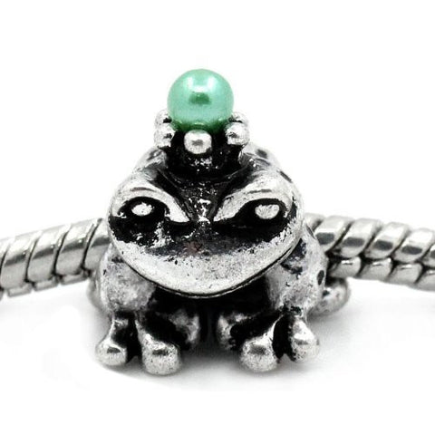 Prince Frog Bead Spacer for Snake Chain Charm Bracelet - Sexy Sparkles Fashion Jewelry - 4
