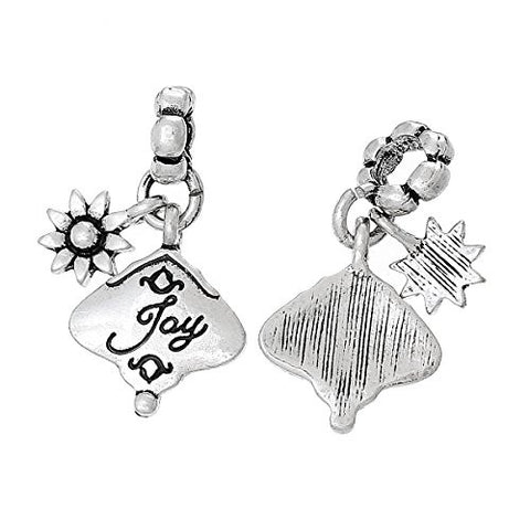 Joy charm for European Snake Chain Charm Bracelet - Sexy Sparkles Fashion Jewelry - 3