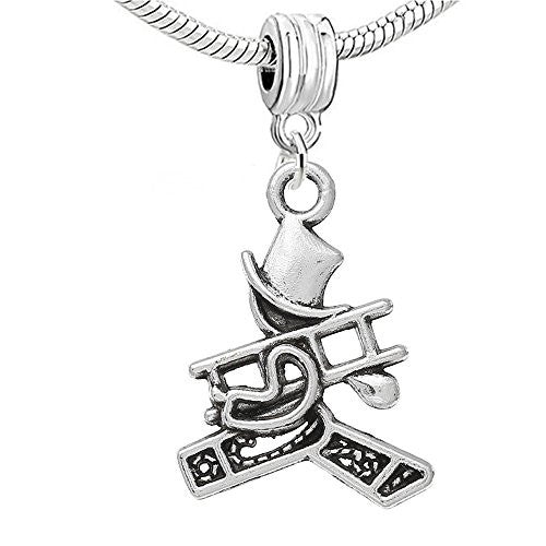 Worker with Ladder Spacer European Bead Compatible for Most European Snake Chain Bracelet - Sexy Sparkles Fashion Jewelry