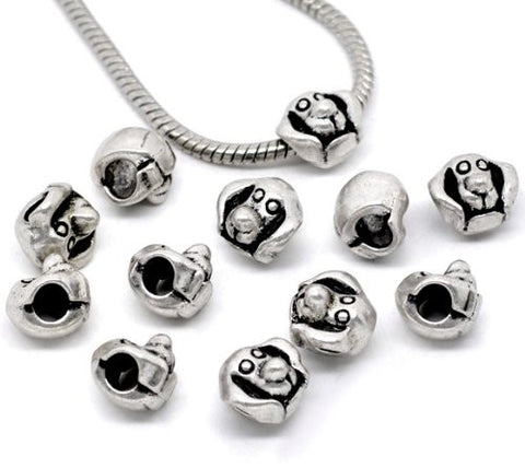 Dog Charm Bead for European Snake Chain Charm Bracelet - Sexy Sparkles Fashion Jewelry - 2