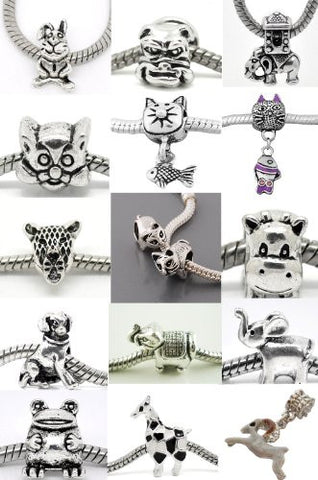 Elephant Carrying house Charm for European Snake Chain Charm Bracelets - Sexy Sparkles Fashion Jewelry - 1
