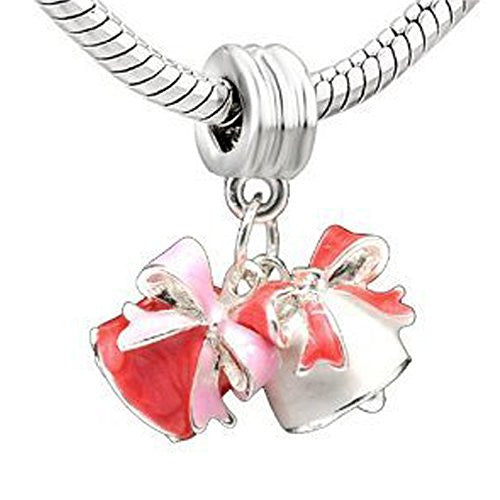 Christmas Bell Bead Charm Dangle Spacer For Snake Chain Charm Bracelet - Sexy Sparkles Fashion Jewelry