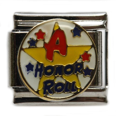 A Honor Roll on Star Italian Link Bracelet Charm - Sexy Sparkles Fashion Jewelry - 1