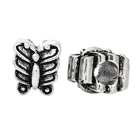 Butterfly European European Bead Compatible for Most European Snake Chain Charm Bracelet - Sexy Sparkles Fashion Jewelry - 2