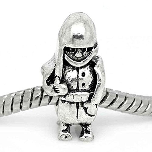 Soldier Spacer European Bead Compatible for Most European Snake Chain Bracelet