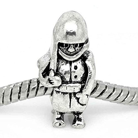 Soldier Spacer European Bead Compatible for Most European Snake Chain Bracelet - Sexy Sparkles Fashion Jewelry - 1