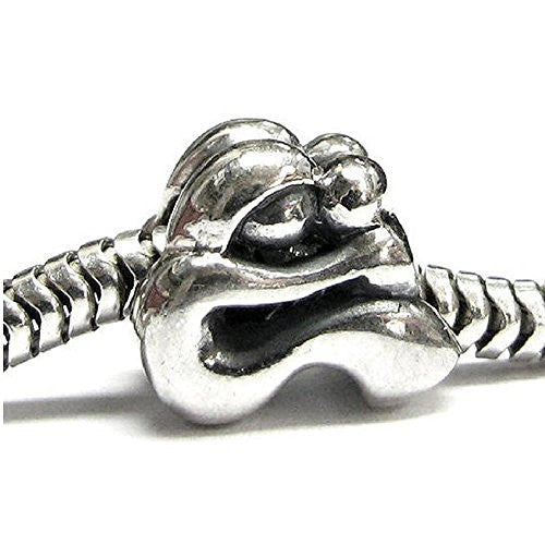Mother Daughter Charm European Bead Compatible for Most European Snake Chain Bracelet