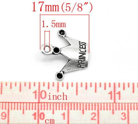 Princess Crown Bracelet Necklace Charm Pendant - Sexy Sparkles Fashion Jewelry - 3