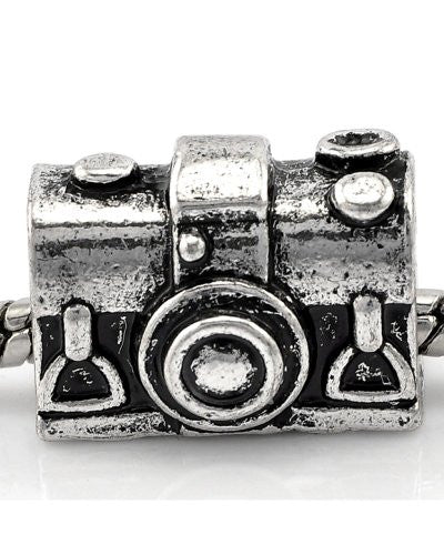Old Fashion Camera Charm Spacer European Bead Compatible for Most European Snake Chain Bracelet - Sexy Sparkles Fashion Jewelry - 1