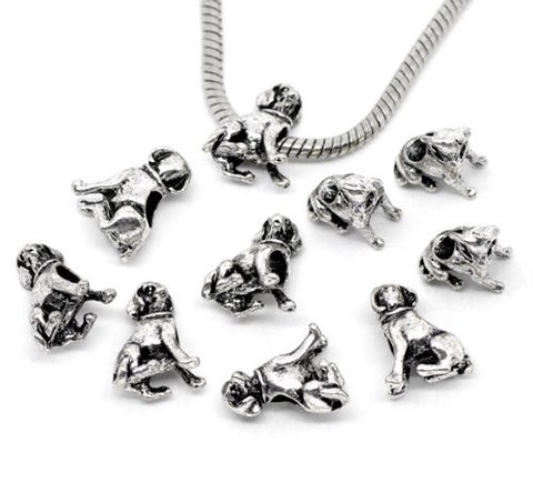 Design Dog European Bead Compatible for Most European Snake Chain Charm Bracelet - Sexy Sparkles Fashion Jewelry - 2