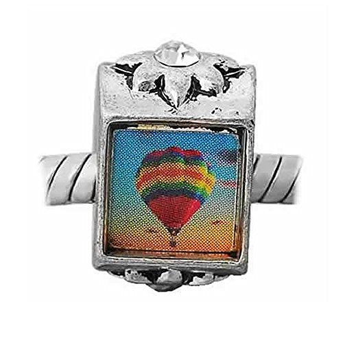 Hot Air Balloon European Bead Compatible for Most European Snake Chain Charm Bracelet - Sexy Sparkles Fashion Jewelry