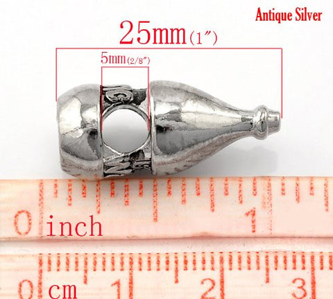 1993 Wine Bottle Charm European Bead Compatible for Most European Snake Chain Bracelet - Sexy Sparkles Fashion Jewelry - 3