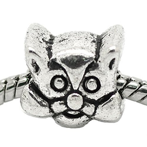 Cat Lovers Charm Beads For Snake Chain Charm Bracelet - Sexy Sparkles Fashion Jewelry