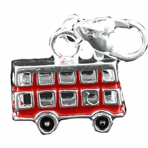 Clip on Bus Charm for European Jewelry w/ Lobster Clasp - Sexy Sparkles Fashion Jewelry