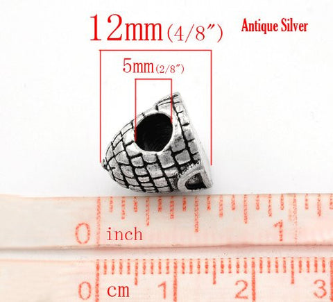 Eskimo Ice House Igloo Bead European Bead Compatible for Most European Snake Chain Charm Bracelet - Sexy Sparkles Fashion Jewelry - 3