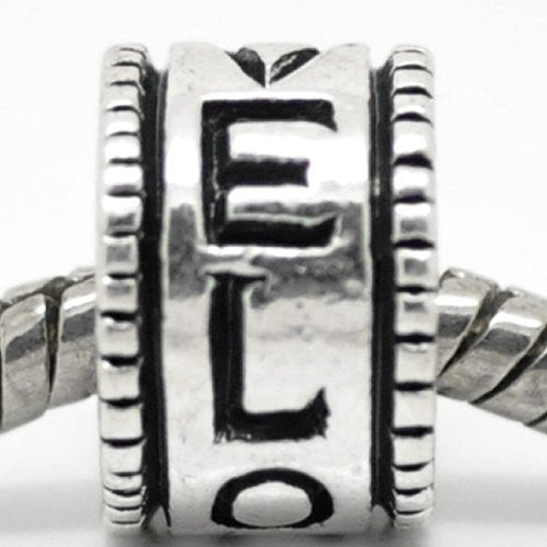 Love Charm Circle European Bead Compatible for Most European Snake Chain Bracelet - Sexy Sparkles Fashion Jewelry - 1
