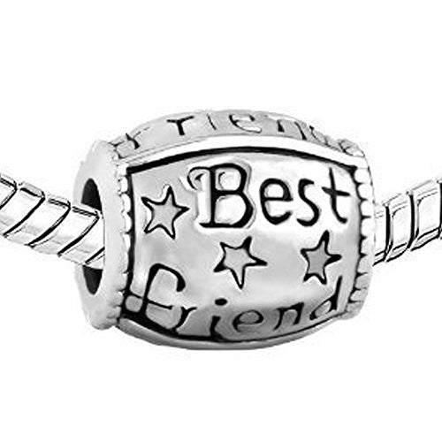 Best Friend Barrel European Bead Compatible for Most European Snake Chain Bracelet - Sexy Sparkles Fashion Jewelry - 1