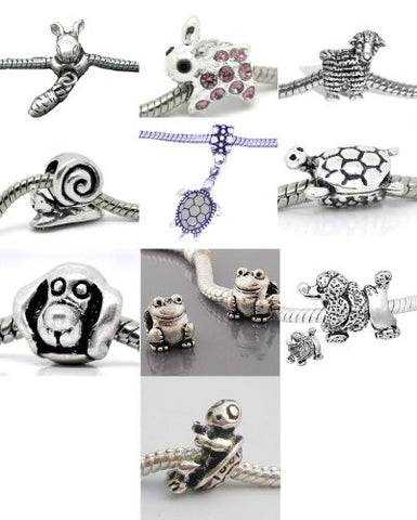 Elephant Carrying house Charm for European Snake Chain Charm Bracelets - Sexy Sparkles Fashion Jewelry - 3