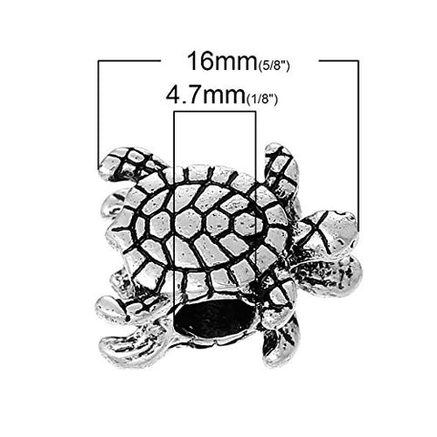 Turtle Bead Compatible for Most European Snake Chain Bracelet - Sexy Sparkles Fashion Jewelry - 3