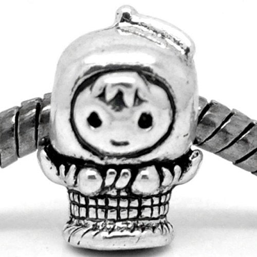 Snow Girl Bead Charm Spacer For Snake Chain Charm Bracelet - Sexy Sparkles Fashion Jewelry