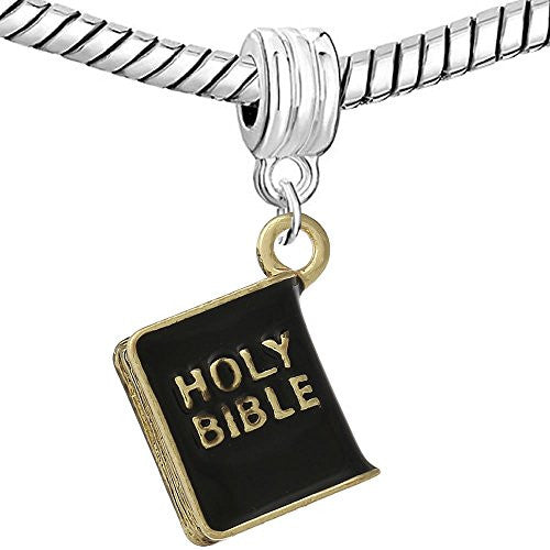 The Holy Bible Religious Bead Compatible for Most European Snake Chain Bracelet