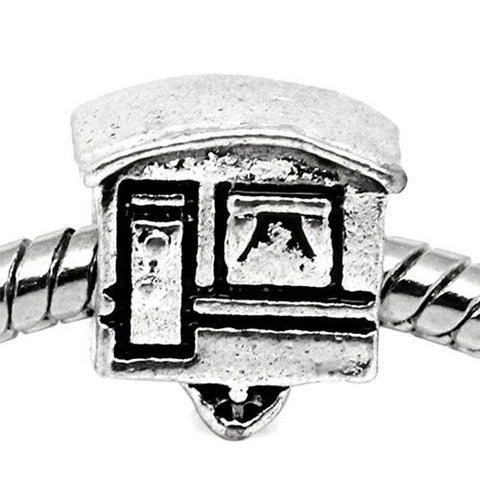 Rv Camper Trailer Bead Spacer for Snake Chain Charm Bracelet - Sexy Sparkles Fashion Jewelry - 4