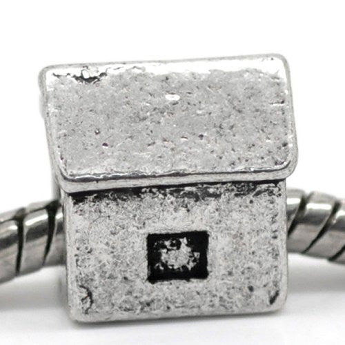 House Charm European Bead Compatible for Most European Snake Chain Bracelet