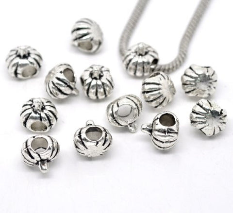 Halloween Pumpkin Charm Compatible with European Snake Chain Charm Bracelet - Sexy Sparkles Fashion Jewelry - 2