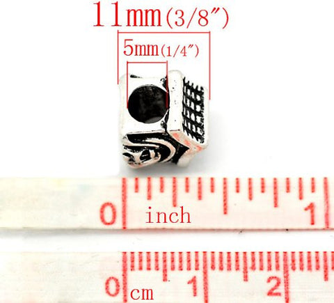 Dog House Spacer Bead European Bead Compatible for Most European Snake Chain Charm Bracelet - Sexy Sparkles Fashion Jewelry - 2