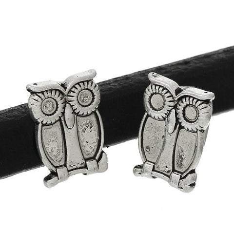Charm Beads for Leather Bracelet/watch Bands or Wrist Bands (Owl) - Sexy Sparkles Fashion Jewelry - 3