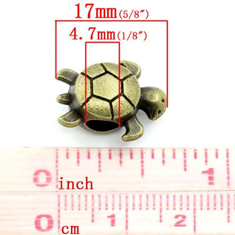 Sea Turtle Charm Spacer For Snake Chain Charm Bracelet - Sexy Sparkles Fashion Jewelry - 3