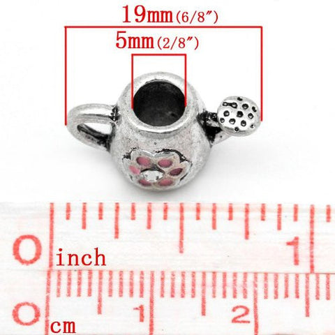Watering Can for Snake Chain Charm Bracelet pink - Sexy Sparkles Fashion Jewelry - 2