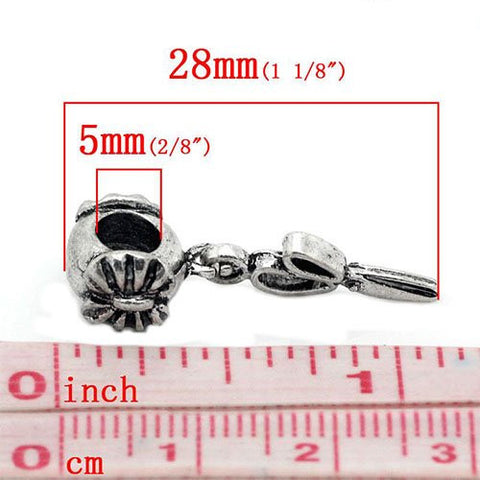Scissors European Bead Compatible for Most European Snake Chain Bracelet - Sexy Sparkles Fashion Jewelry - 2