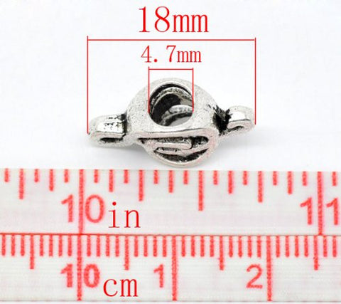 G Clef Music CharmSpacer European Bead Compatible for Most European Snake Chain Bracelet - Sexy Sparkles Fashion Jewelry - 3