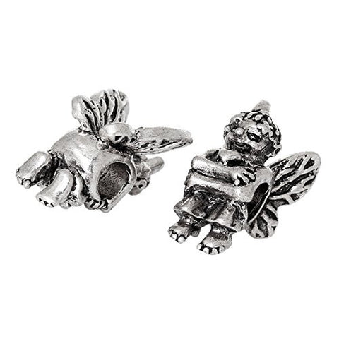 Mourning Angel Bead Compatible for Most European Snake Chain Bracelet - Sexy Sparkles Fashion Jewelry - 3