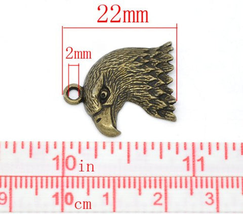 Eagle Head Charm Pendant for Necklace - Sexy Sparkles Fashion Jewelry - 3