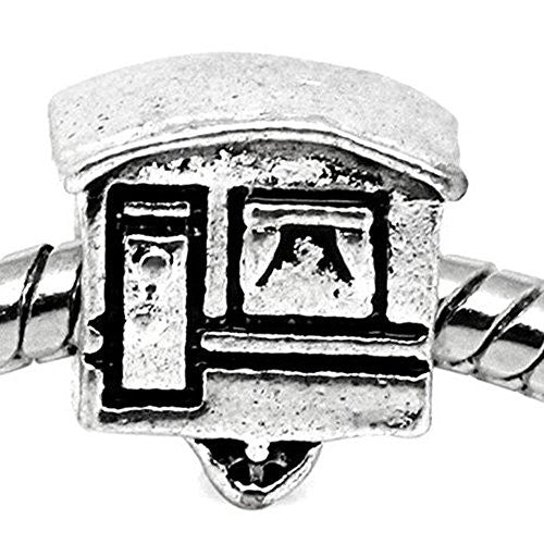 Rv Camper Trailer Bead Spacer for Snake Chain Charm Bracelet - Sexy Sparkles Fashion Jewelry - 1
