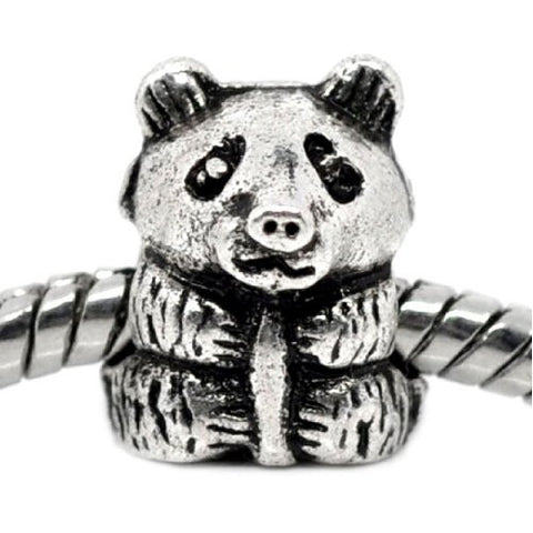 Baby Panda Bead Charm Spacer For Snake Chain Charm Bracelet - Sexy Sparkles Fashion Jewelry - 1