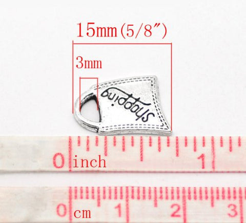 Shopping Bag Pendant for Necklace - Sexy Sparkles Fashion Jewelry - 3