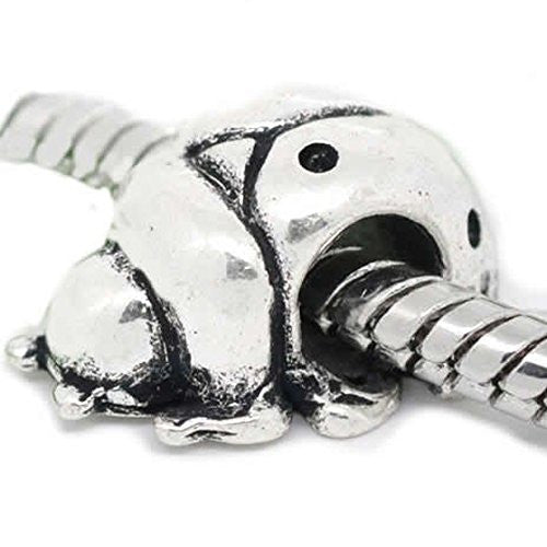 Ladybug Spacer European Bead Compatible for Most European Snake Chain Bracelet