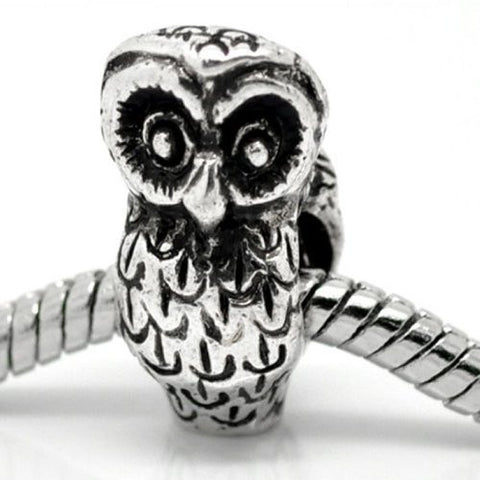 Owl Charm Bead For European Snake Chain Charm Bracelet - Sexy Sparkles Fashion Jewelry - 4