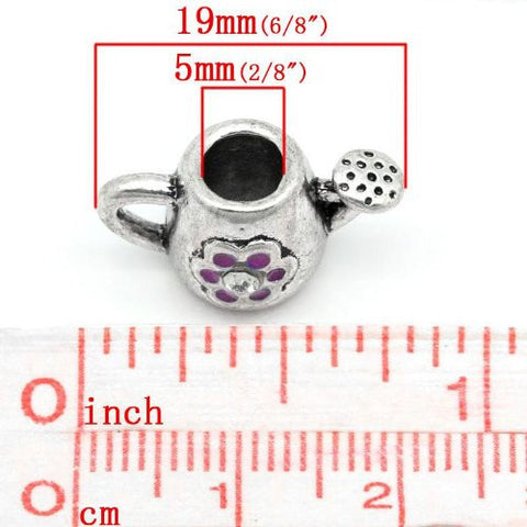 Watering Can for Snake Chain Charm Bracelet Purple - Sexy Sparkles Fashion Jewelry - 2